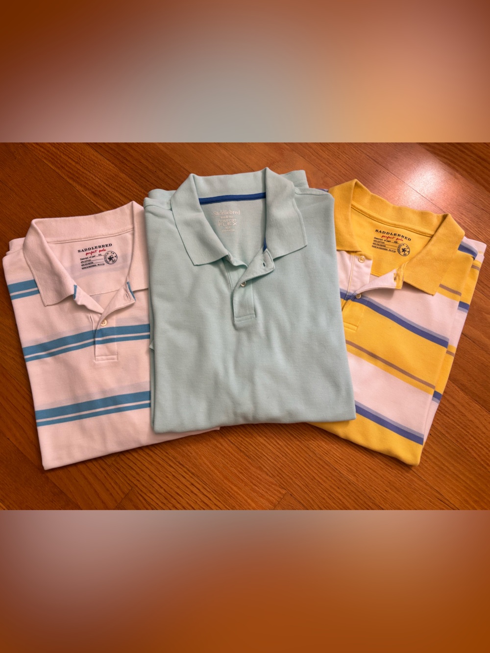Saddlebred polo shirts lot of 3 men’s size XXL